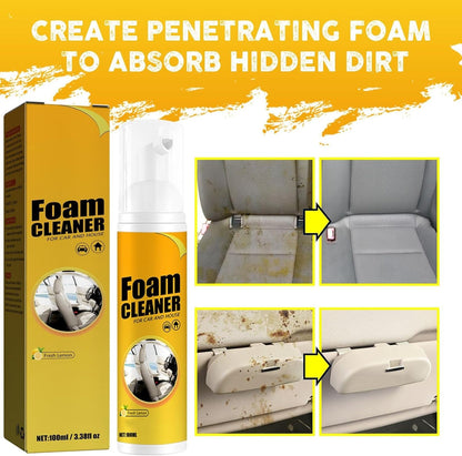 Multi-Purpose Foam Cleaner (For Car, Kitchen, Bathroom, Interior & More)