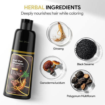 3 in 1 Hair Dye Shampoo