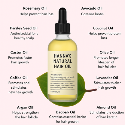 Hanna's Natural Hair Oil