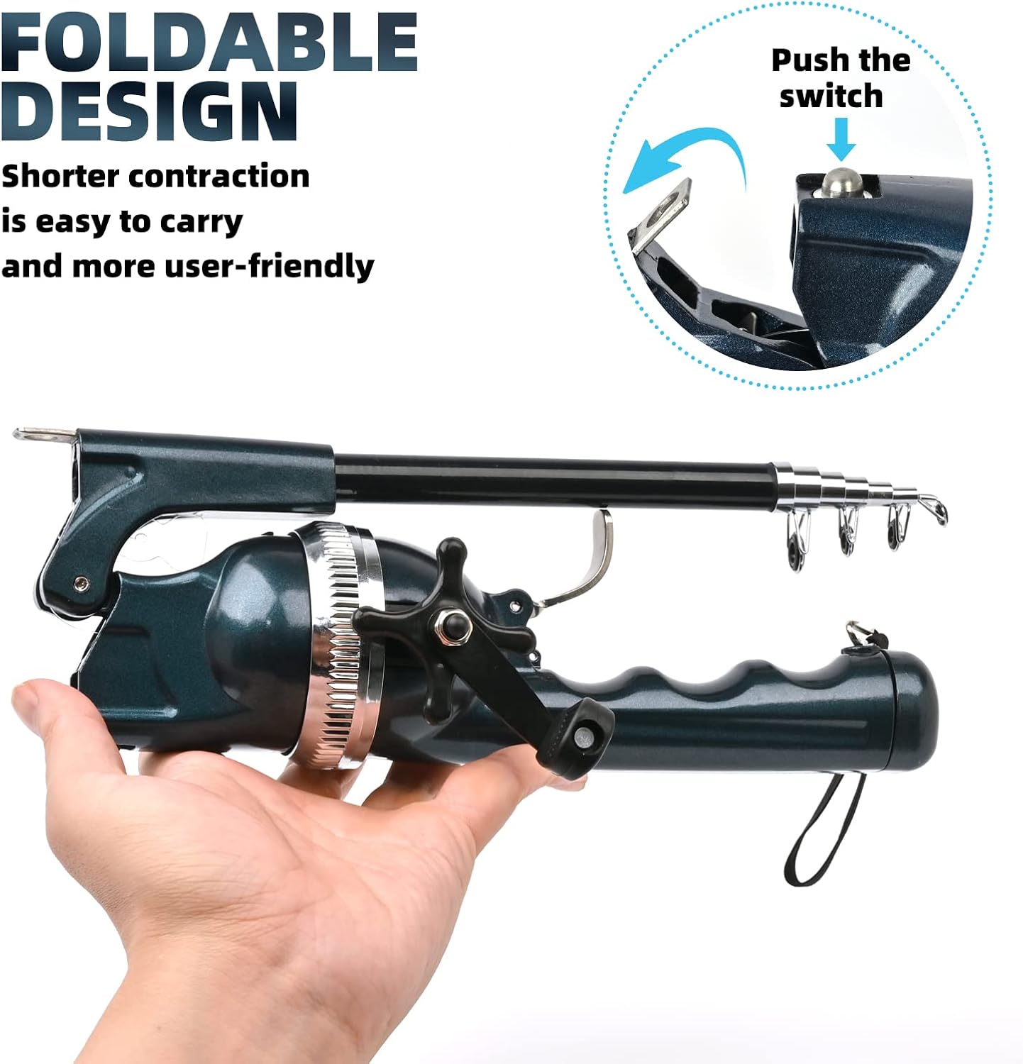 2025 Foldable Fishing Rod and Reel [Can Easily Be Carried Anywhere]