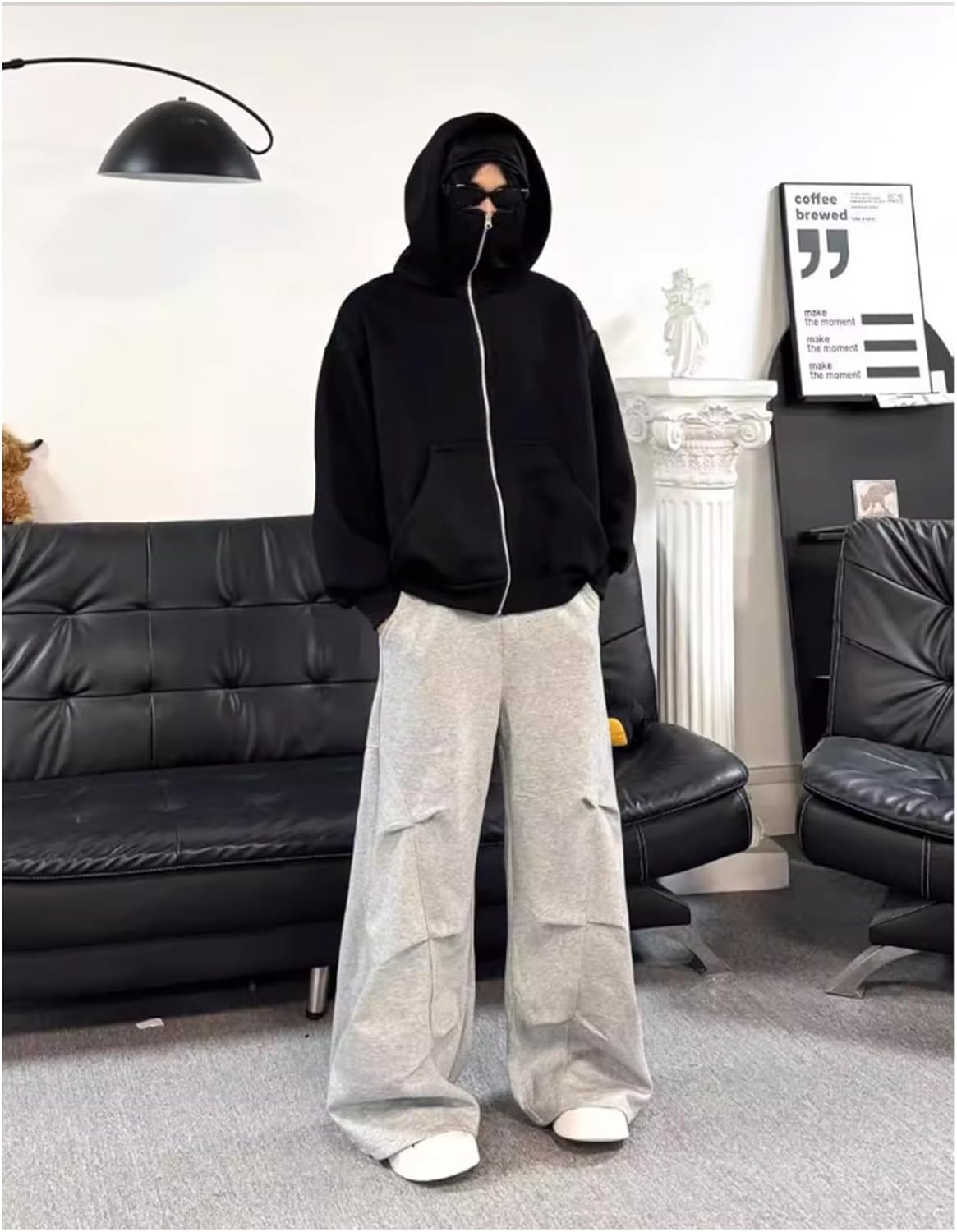 Cozy Shield Zip Hoodie