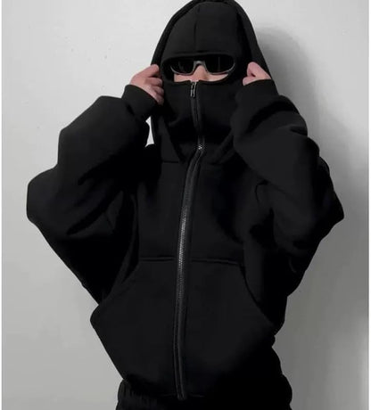 Cozy Shield Zip Hoodie