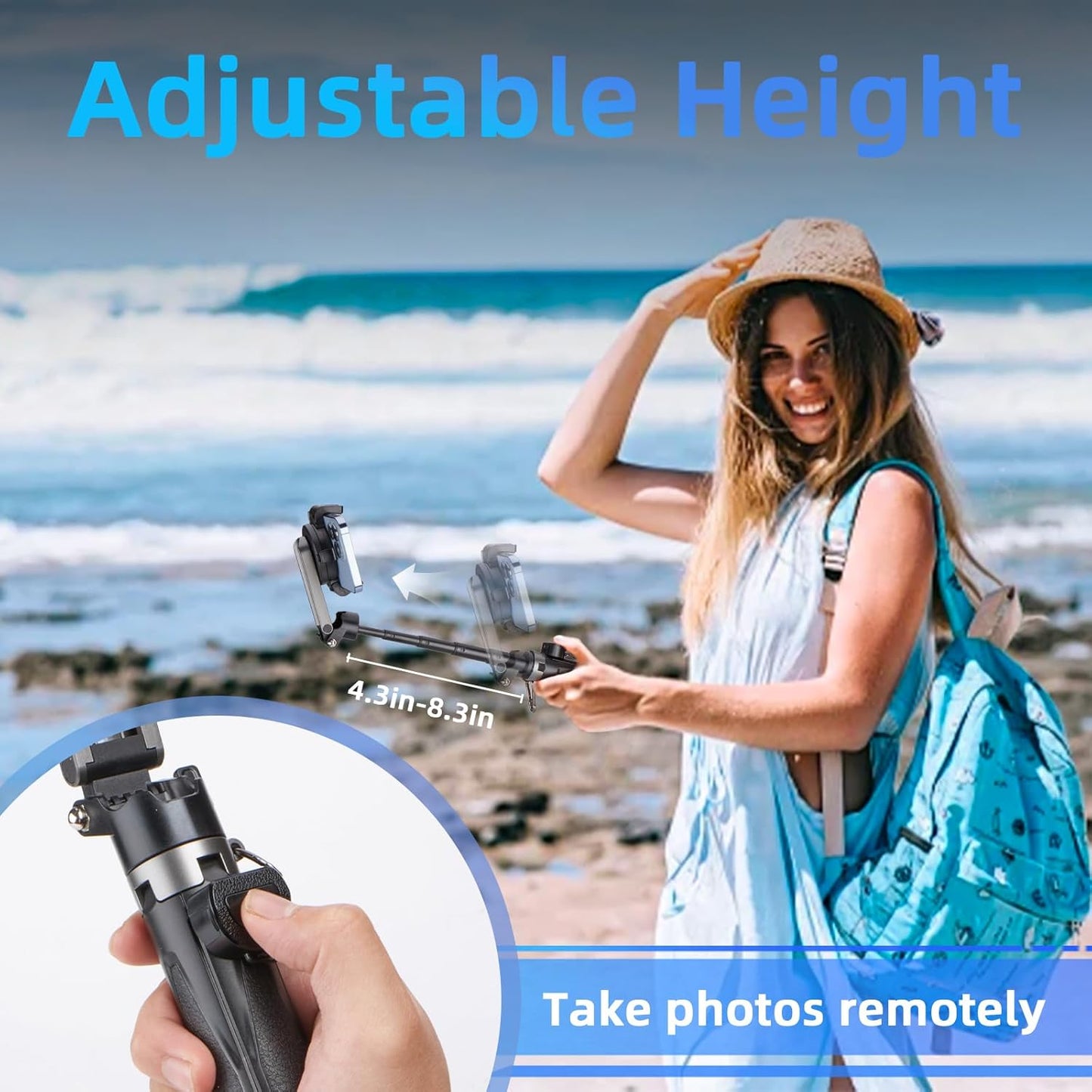 4-in-1 Pocket Size Selfie Stick