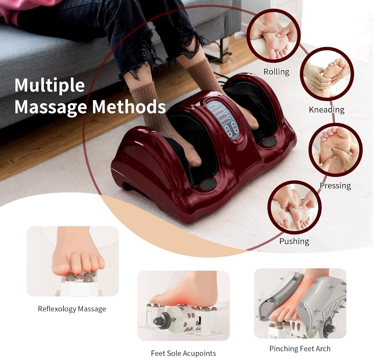 FlexRelief™ Shiatsu Foot Massager Pro