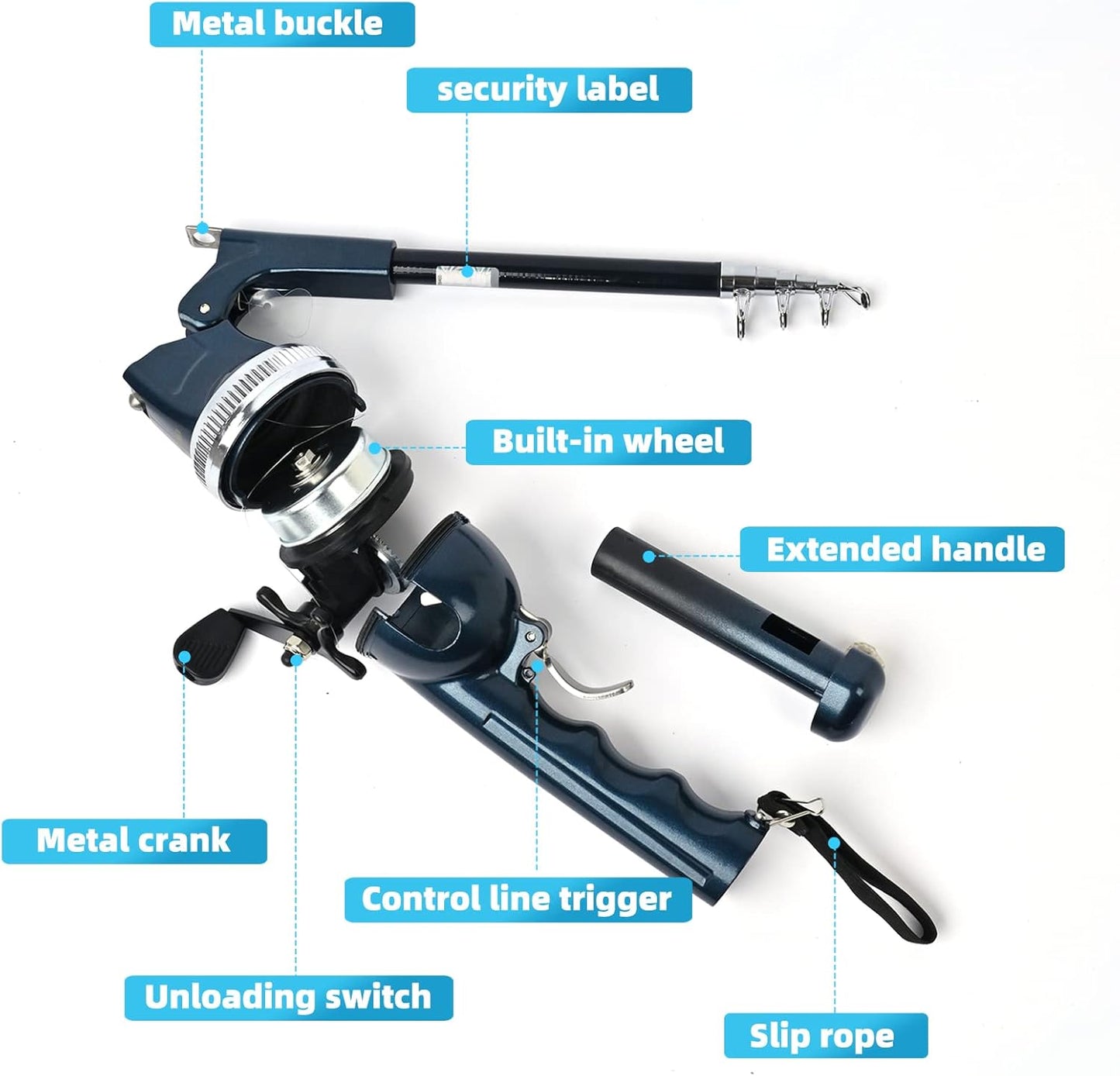 2025 Foldable Fishing Rod and Reel [Can Easily Be Carried Anywhere]