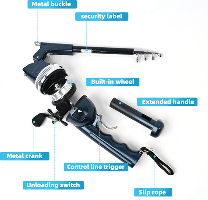 2025 Foldable Fishing Rod and Reel [Can Easily Be Carried Anywhere]