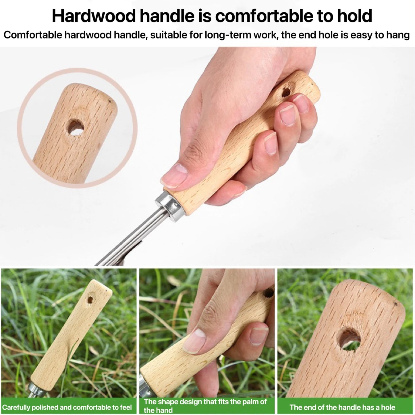 Hand-held Weeder Tool [Easy Removal of Weeds & Roots]