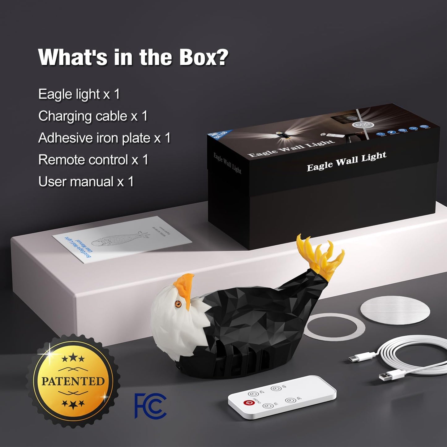 Majestic Eagle Glow Light