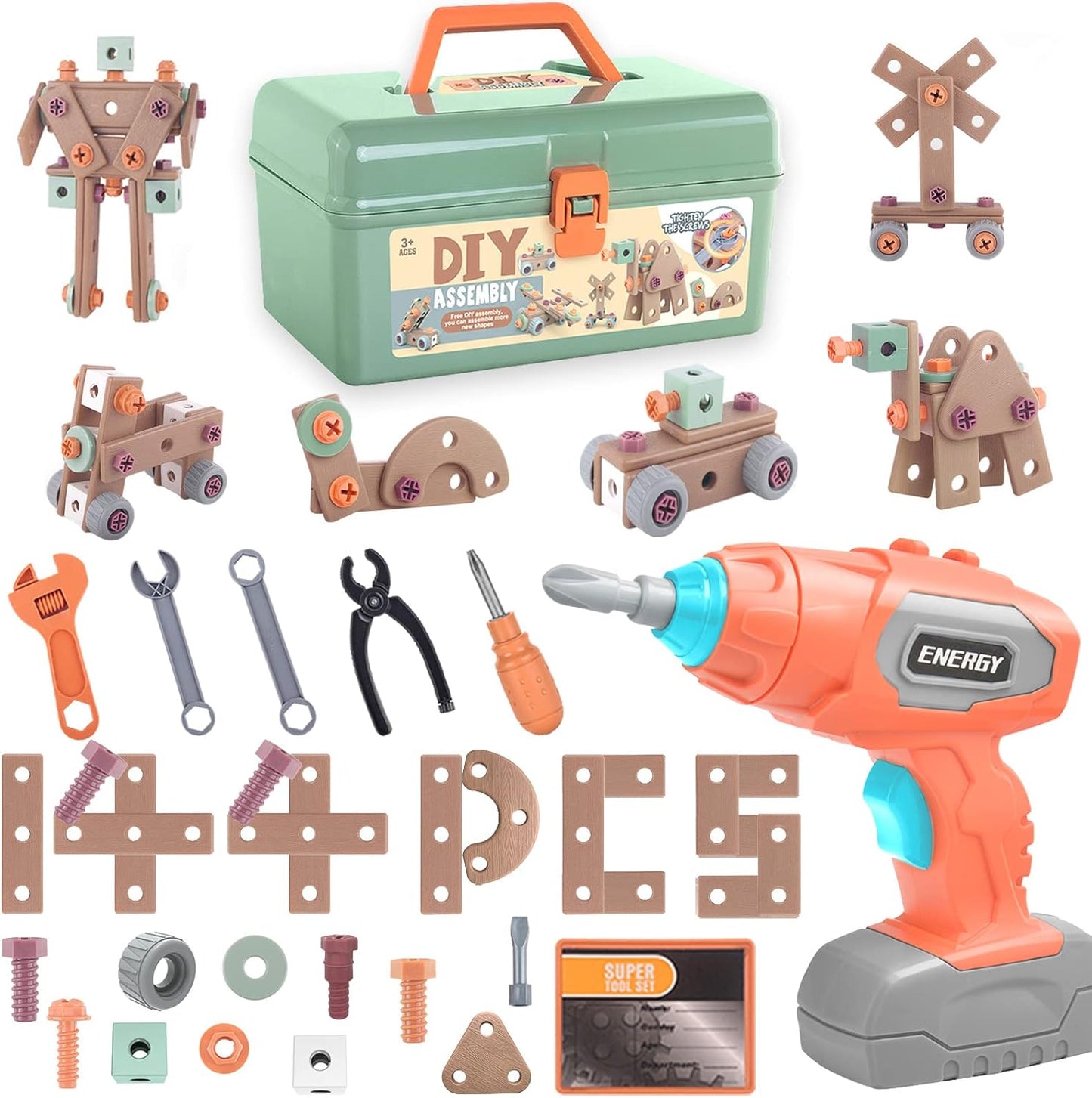 DIY Assembly [144 PCS DIY Blocks]