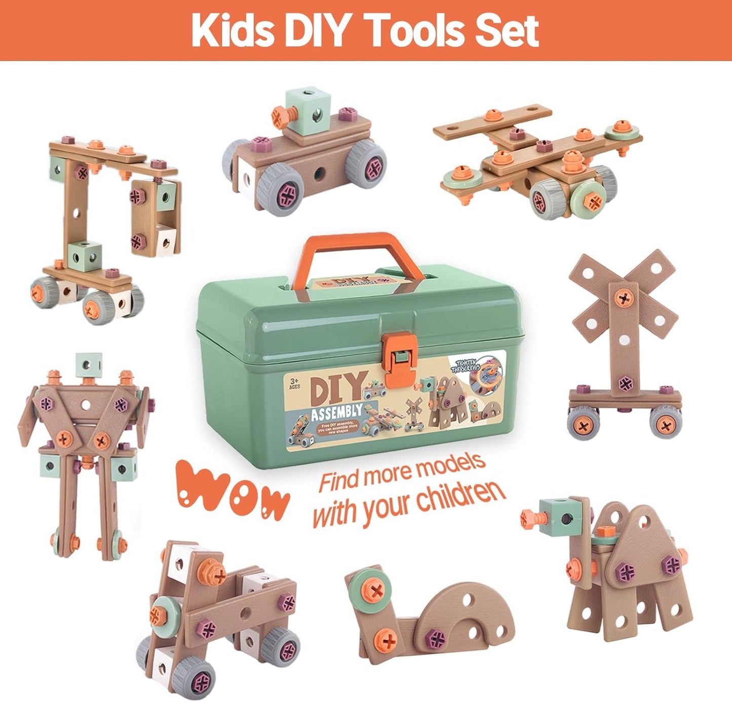 DIY Assembly [144 PCS DIY Blocks]