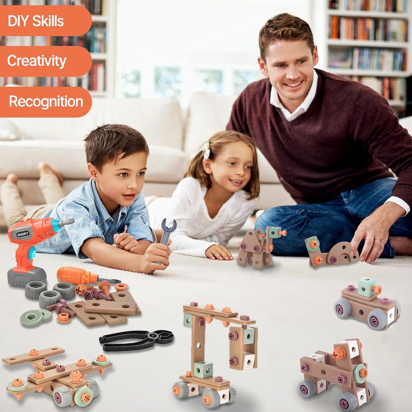 DIY Assembly [144 PCS DIY Blocks]