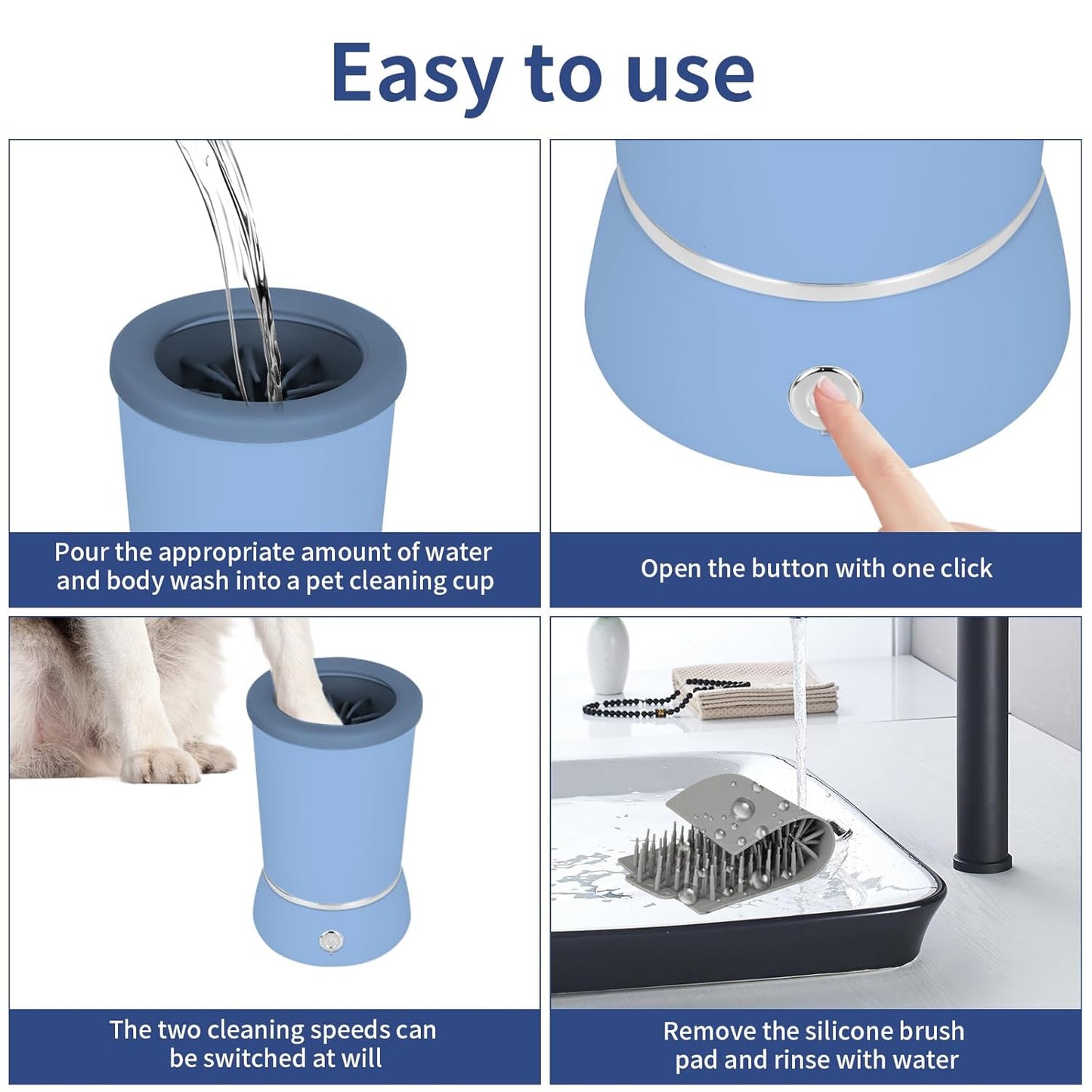 Easy Paw Washer for Happy Dogs