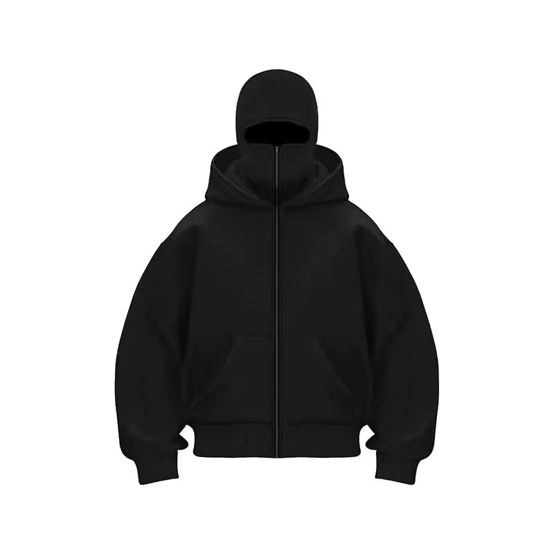 Cozy Shield Zip Hoodie