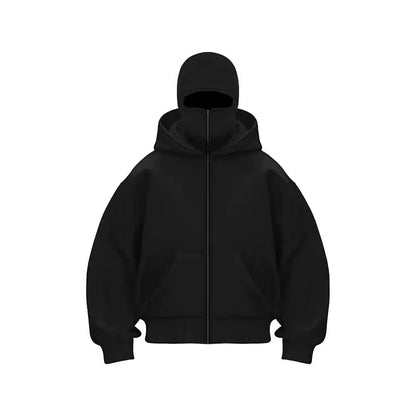 Cozy Shield Zip Hoodie