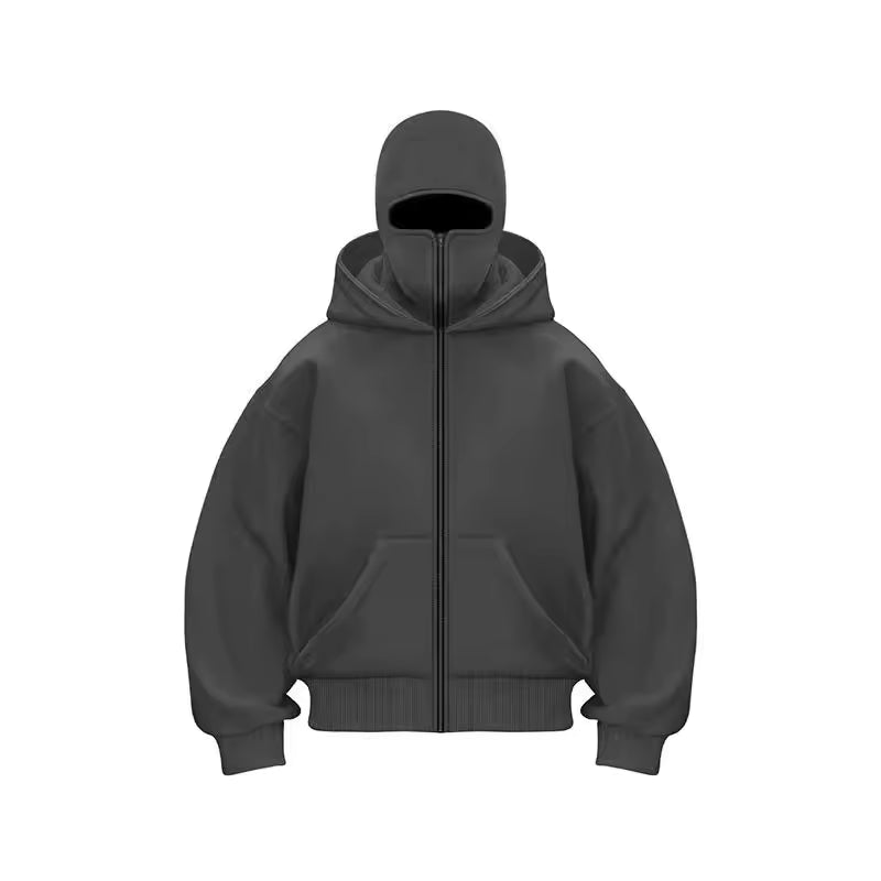 Cozy Shield Zip Hoodie