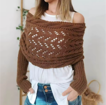 Knitted Windproof Shawl