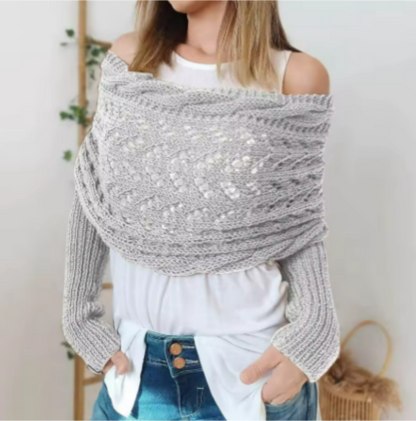 Knitted Windproof Shawl