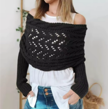 Knitted Windproof Shawl