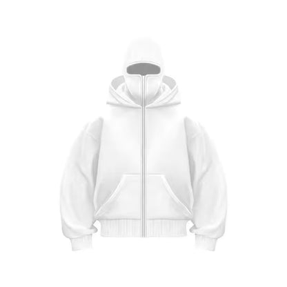 Cozy Shield Zip Hoodie